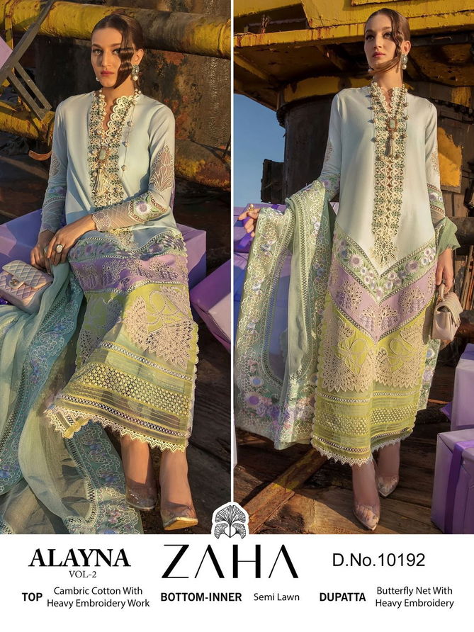 Alayna Vol 2 By Zaha Pakistani Salwar Suits Catalog
